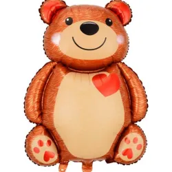 GLOBO MET 32" OSO CORAZON