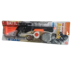 JUGUETE AMETRALLADORA CON CUCHILLO ATTACK