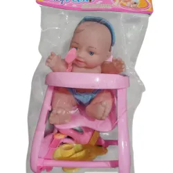 JUGUETE BEBE EN SILLA DE COMIDA LOVELY