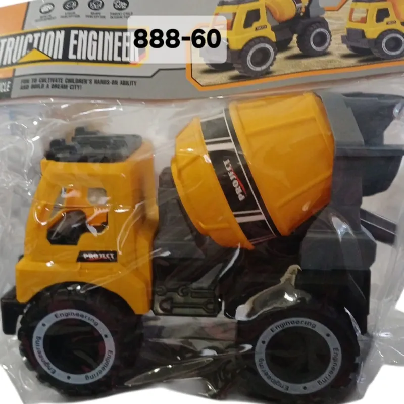 JUGUETE CAMION CONCRETERA O ESCABADORA CONSTRUCTION ENGINEER