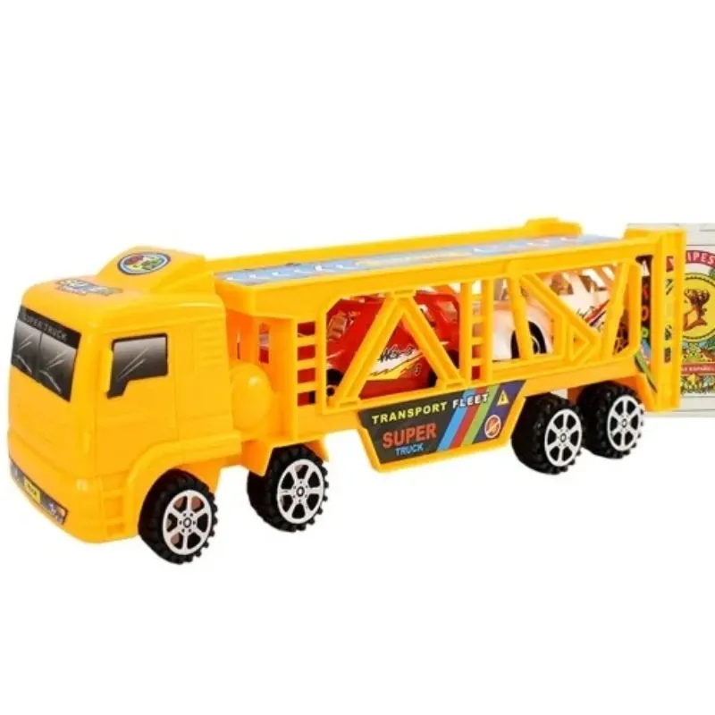 JUGUETE CAMION TRAILER 2 CAMION CONSTR SUPER TRUCK