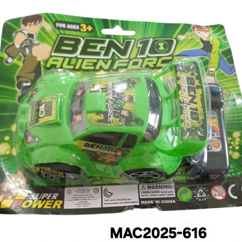 JUGUETE CARRO CONTROL BEN 10 SPIDERMAN