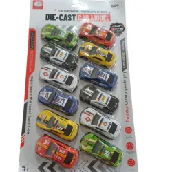 JUGUETE CARRO SET X 12 DIE CAST