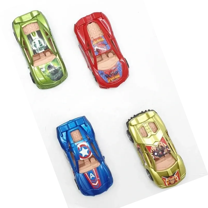 JUGUETE CARRO SET X 4 AVENGERS
