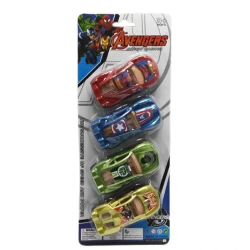 JUGUETE CARRO SET X 4 AVENGERS