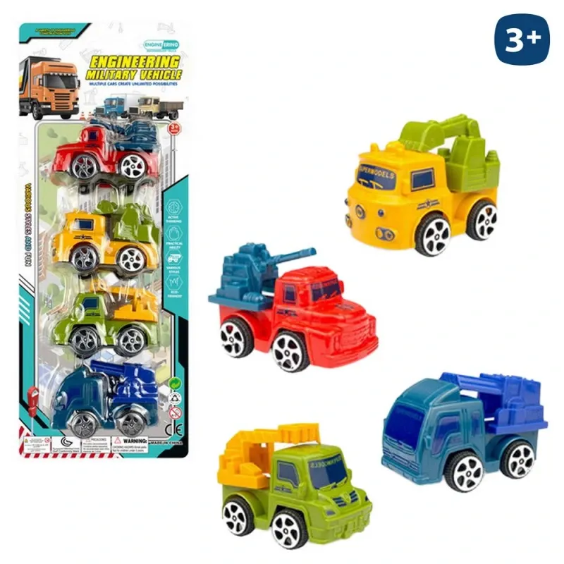 JUGUETE CARROS X 4 MILITARY VEHICLE