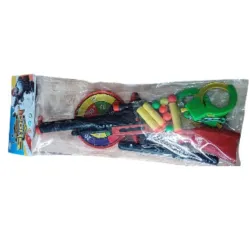 JUGUETE ESCOPETA CON ESPOSA Y BASTON