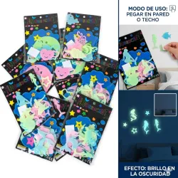 JUGUETE FIGURAS FOSFORESENTE CUARTO