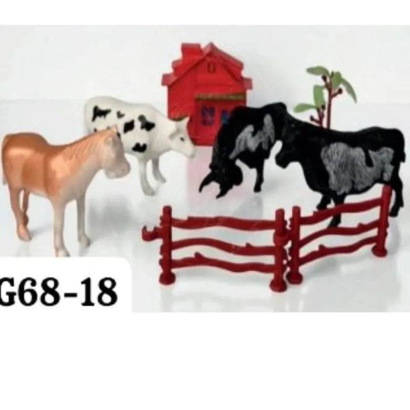 JUGUETE FUNDA ANIMALES DOMESTICOS + CASA