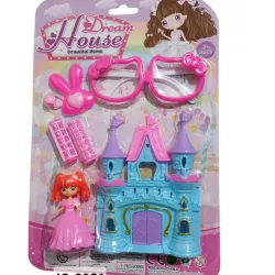 JUGUETE MUÑECA CASTILLO GAFAS HOUSE DREAM