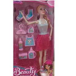JUGUETE MUÑECA CON ACCESORIOS