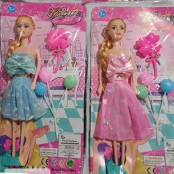 JUGUETE MUÑECA CON FLOR Y GLOBO VOQUIE