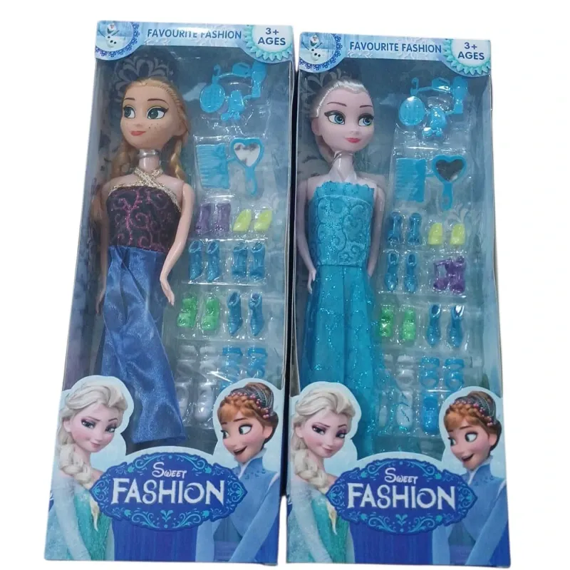 JUGUETE MUÑECA FASHION FROZZEN CON ZAPATO