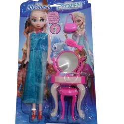 JUGUETE MUÑECA FROZEN CON COMODA