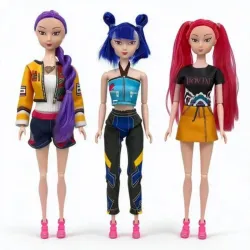 JUGUETE MUÑECA GUERRERAS KPOP
