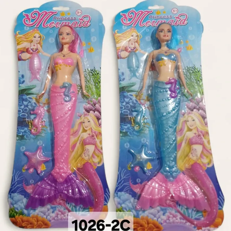 JUGUETE MUÑECA SIRENA PRINCESS MERMAIA