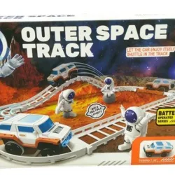 JUGUETE PISTA CARRO ESPACIAL  EXTERIOR ASTRONAUTA