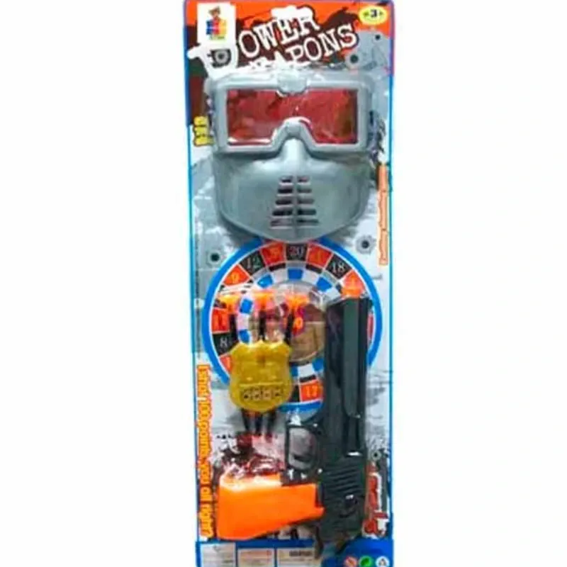 JUGUETE PISTOLA CON CARETA POWER