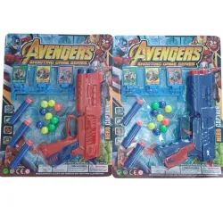 JUGUETE PISTOLA CON TIRO AL BLANCO AVENGERS