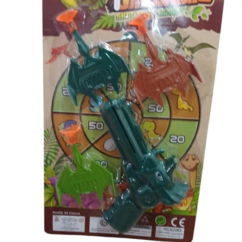 JUGUETE PISTOLA DINOSAURIO