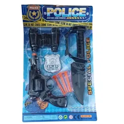 JUGUETE PISTOLA MAS CUCHILLO POLICE