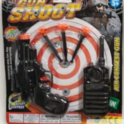 JUGUETE PISTOLA Y WALKI TALKIE GUN SHOOT
