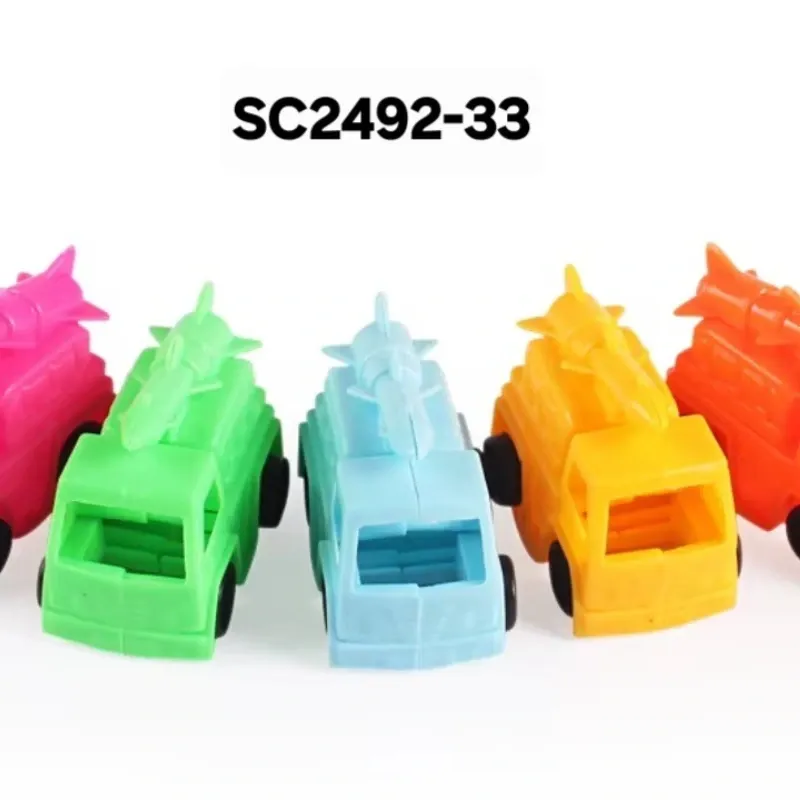 JUGUETE RELLENO CAMION COHETE 5CM