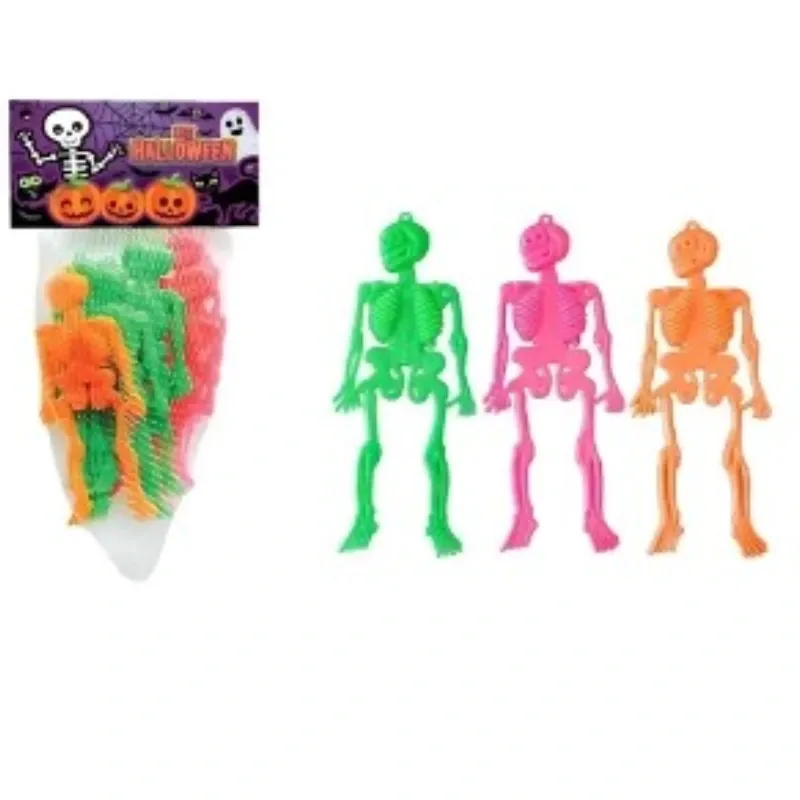 JUGUETE RELLENO ESQUELETO DE GOMA 15CM