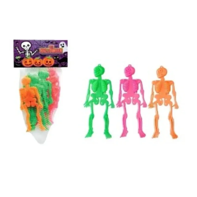 JUGUETE RELLENO ESQUELETO DE GOMA 15CM