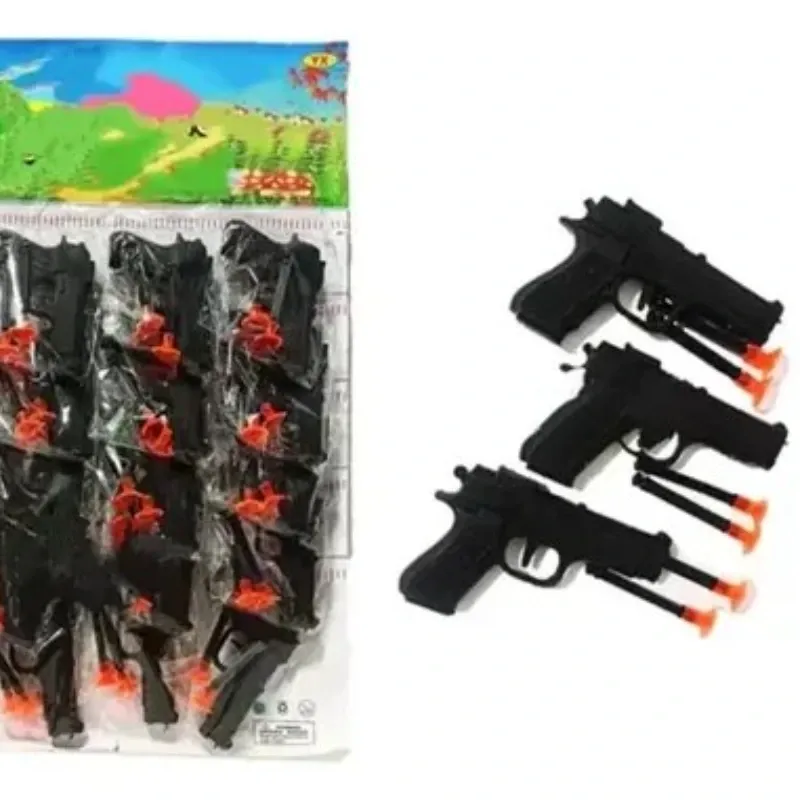 JUGUETE RELLENO PISTOLA PITO CON LANZA DARDO