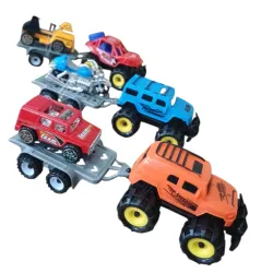 JUGUETE SET 3 CARROS CON REMOLQUE MODEL TOYS