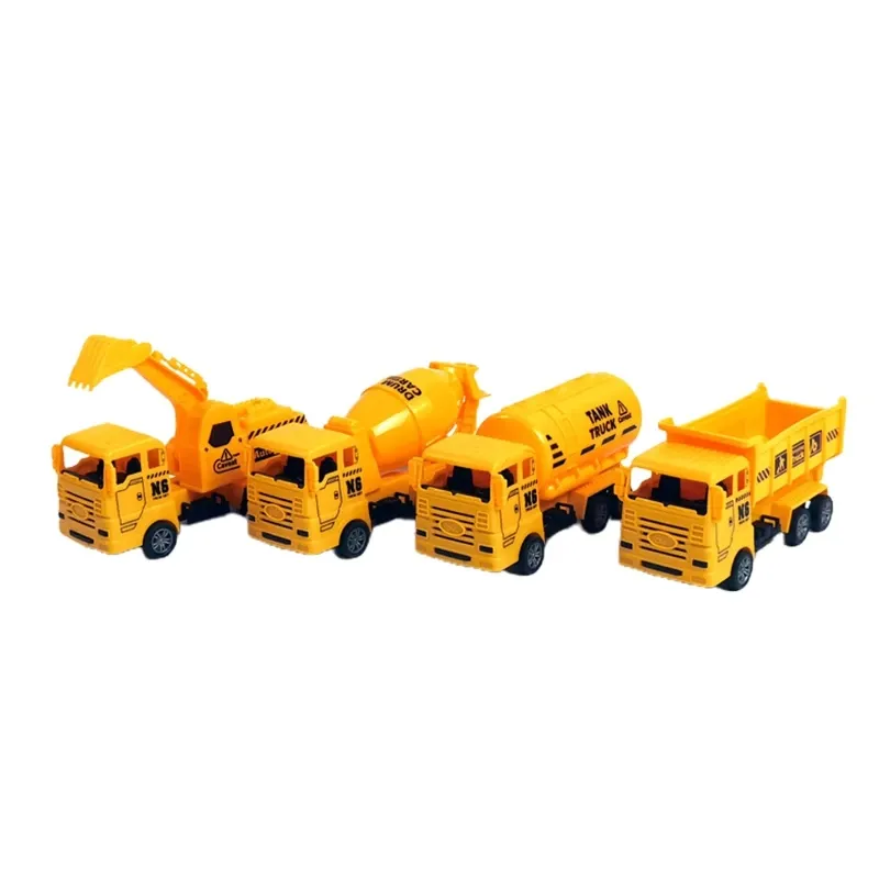 JUGUETE SET 4 CARROS CONSTRUCCION ENGINEERING