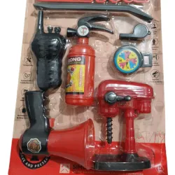 JUGUETE SET BOMBERO FIRETOOL