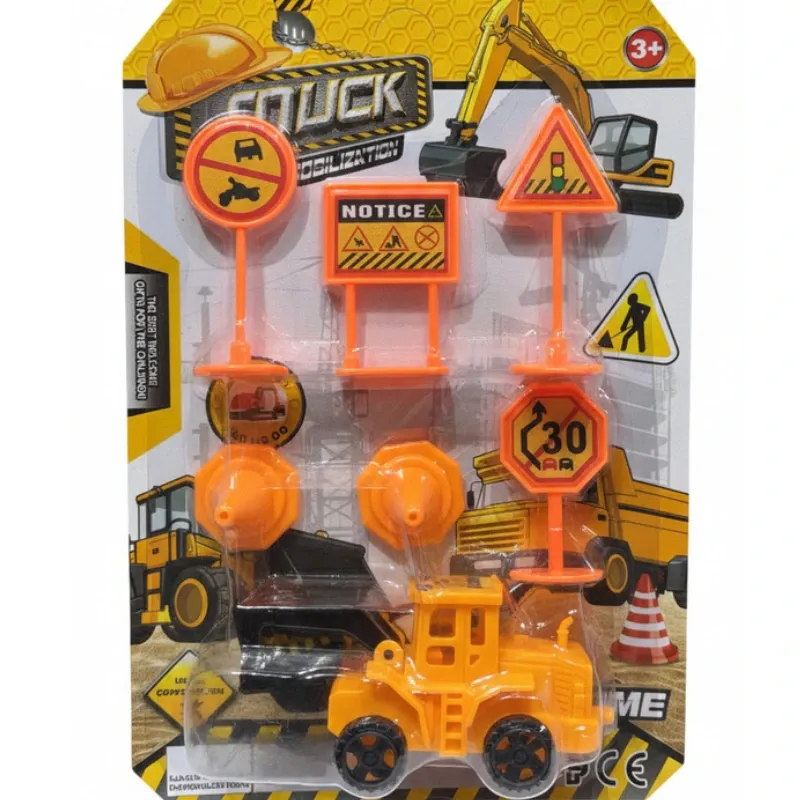 JUGUETE SET CARRO SEÑALES TRANSITO TRUCK