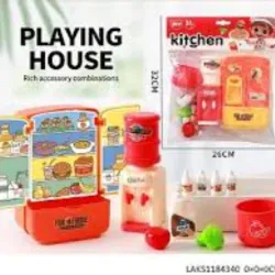 JUGUETE SET COCINA Y BEBEDERO KITCHEN FUNDA