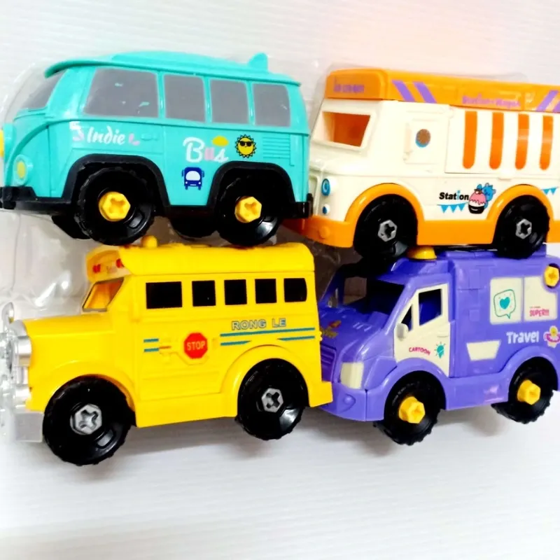 JUGUETE SET DE 4 CARROS DIDACTICOS