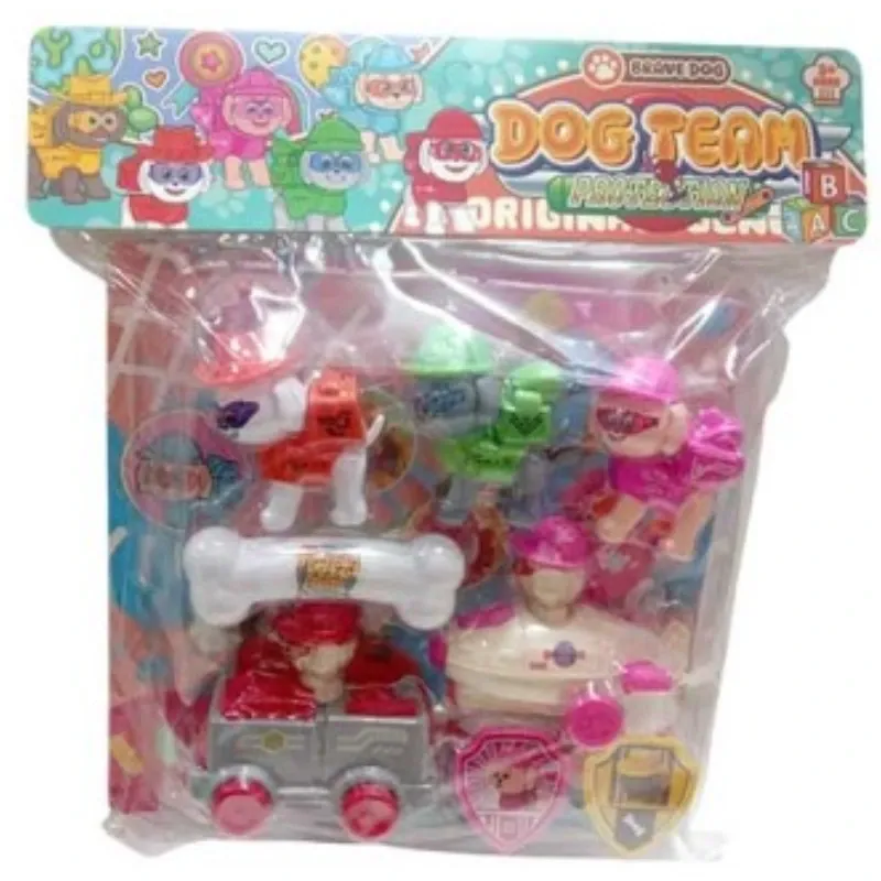 JUGUETE SET PATRULLA CANINA CARRITOS