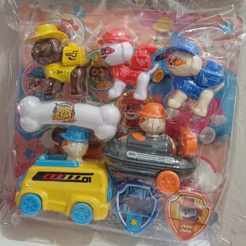 JUGUETE SET PATRULLA CANINA CARRITOS