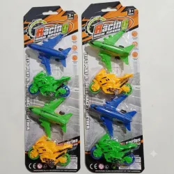 JUGUETE SET X 4 MOTO Y AVION