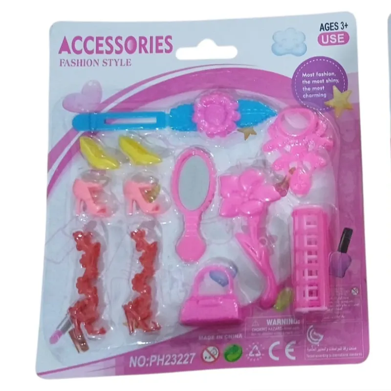 JUGUETE SET ZAPATOS Y CARTERAS FASHION STYLE ACCESORIES