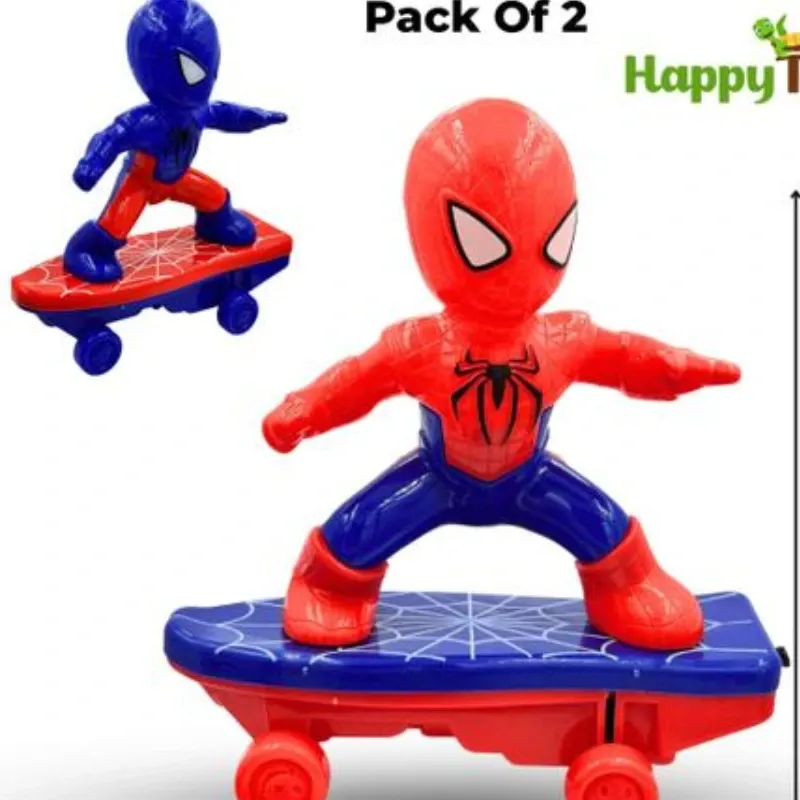 JUGUETE SPIDERMAN CON PATINETA