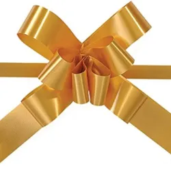 LAZO MAGICO DORADO LISO 45 X 2.5 CM