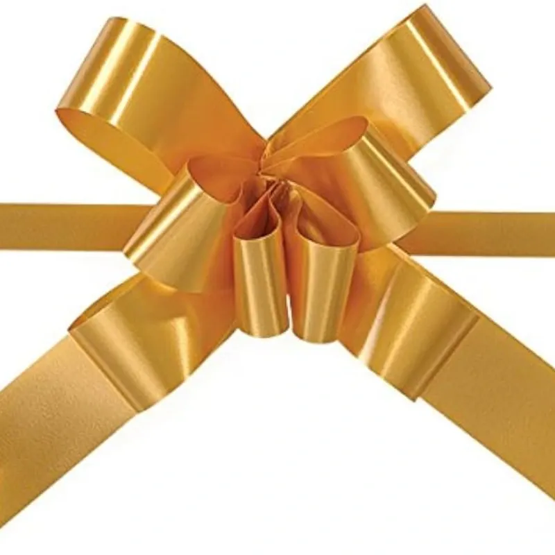 LAZO MAGICO DORADO LISO 45 X 2.5 CM