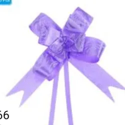 LAZO MAGICO MORADO LINEA DORADA 43 X 3 CM