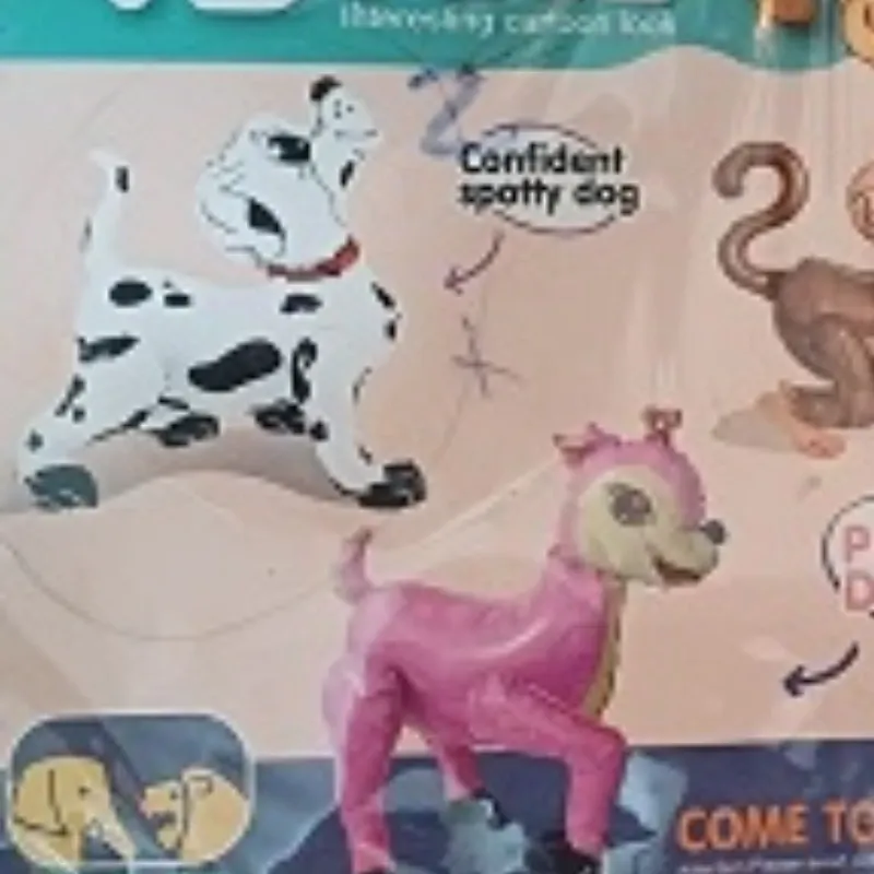 SET GLOBO 1 PZA 4D ANIIMALES
