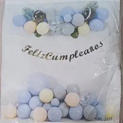 SET GLOBO 36 PZAS FELIZ CUMPLEAÑOS