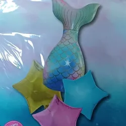 SET GLOBO 4 PZAS SIRENA 4M