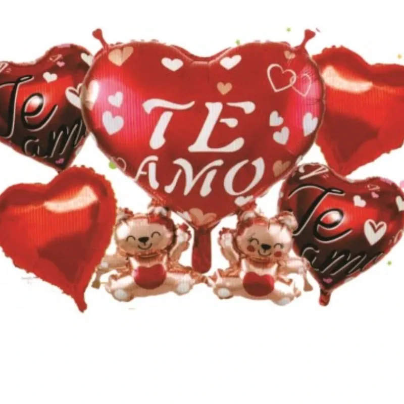 SET GLOBO 5 PZAS AMOR 5M