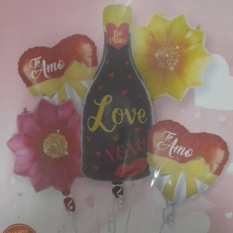 SET GLOBO 5 PZAS AMOR 5M