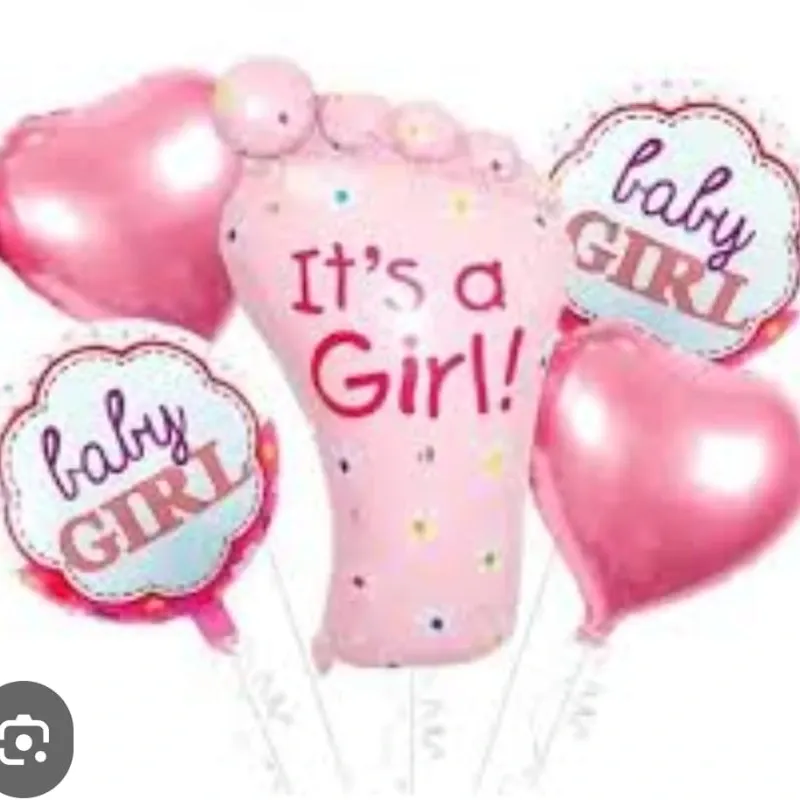 Set Globo 5 Pzas Baby Shower 5M